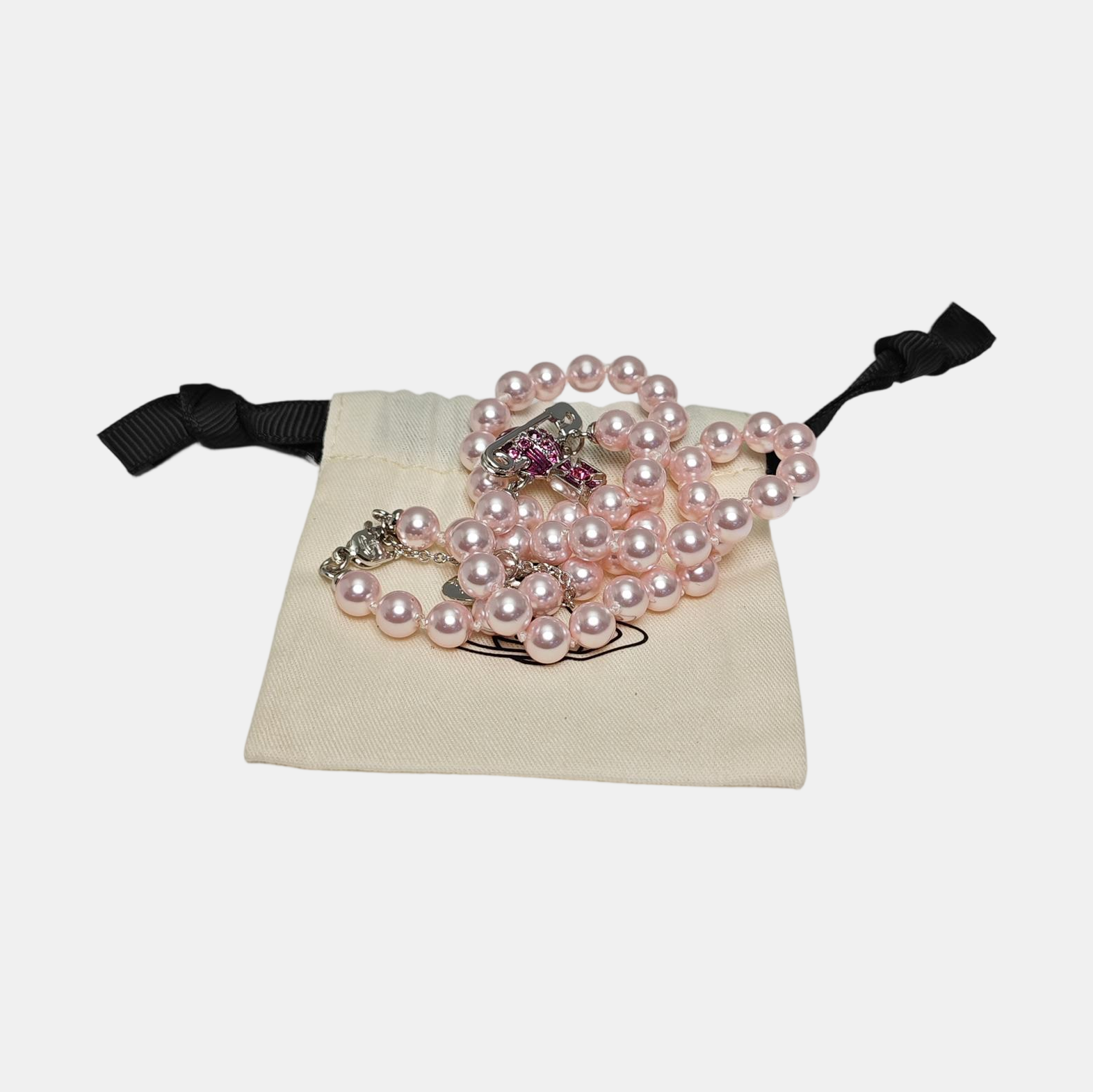 Metal Pink Necklace
