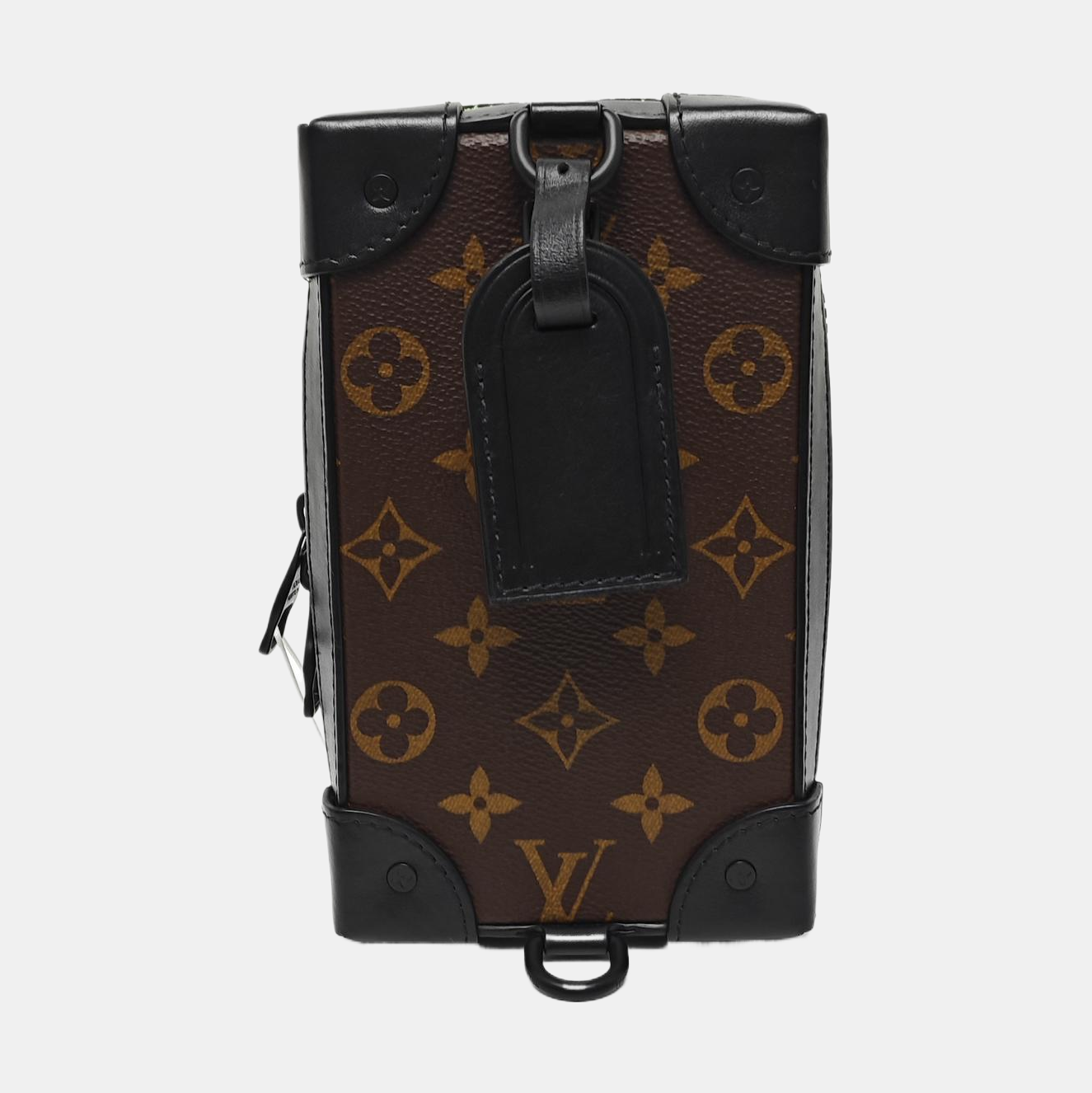 SOFT TRUNK Monogram Coated Canvas Brown