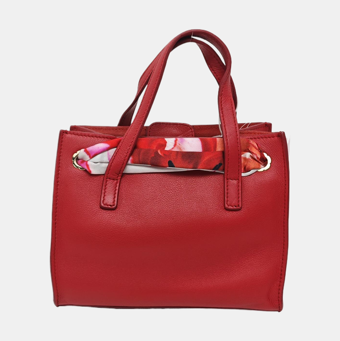 Calfskin Tote Bag Red