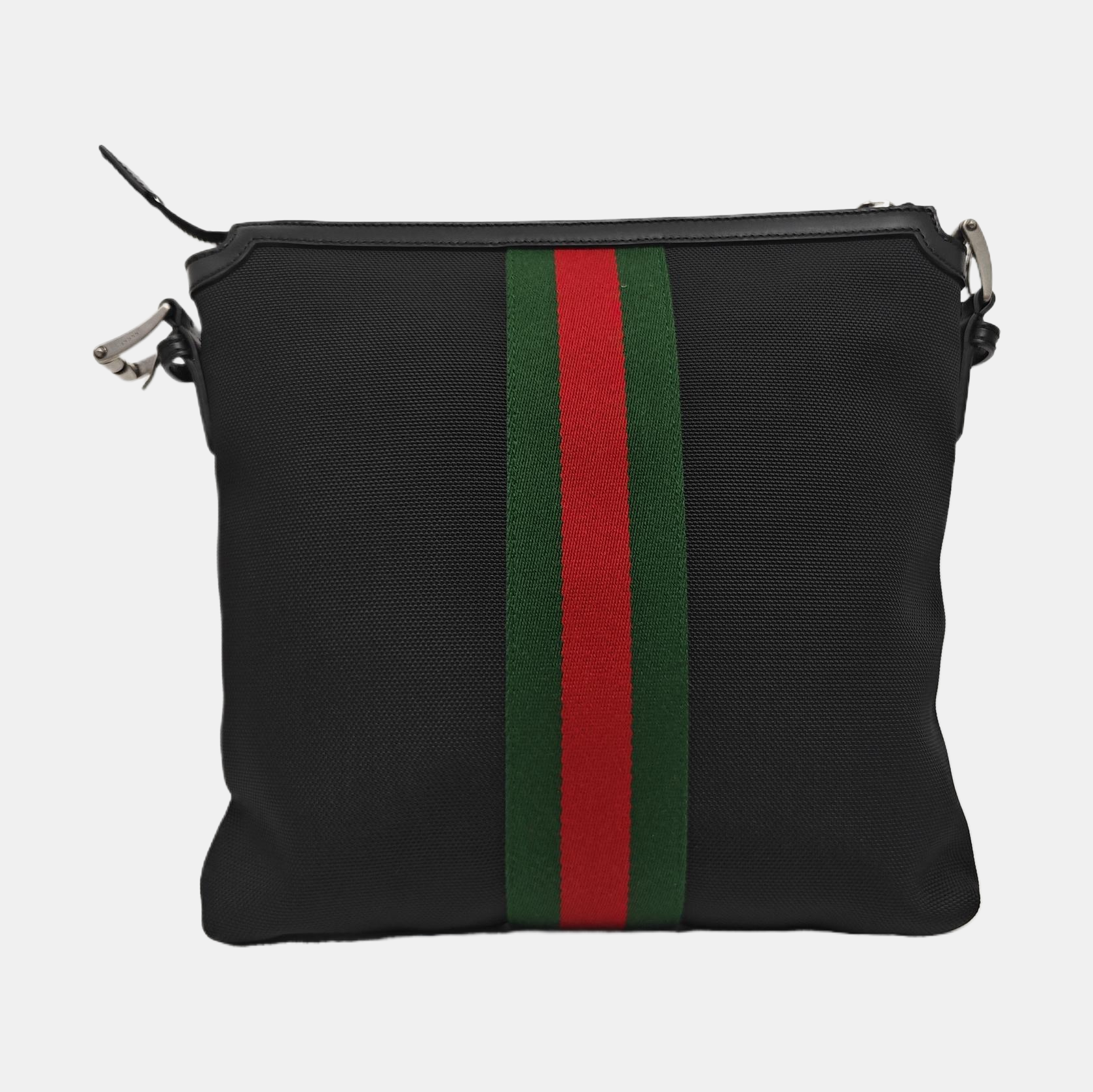 Fabric Shoulder Bag Black