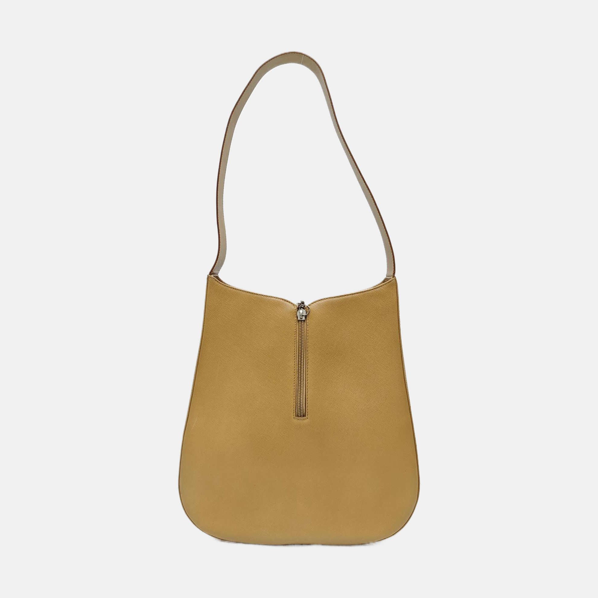 Calfskin Shoulder Bag Beige