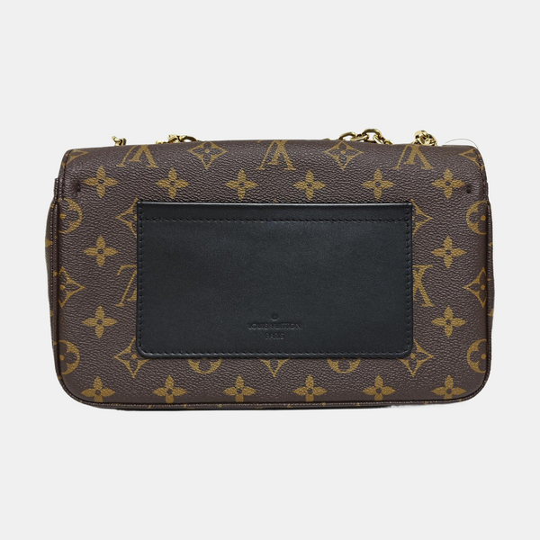 MARCEAU Monogram Coated Canvas Brown