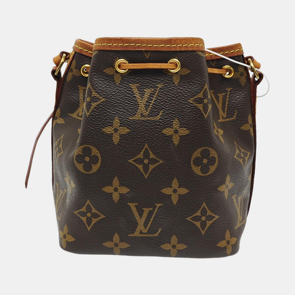 NÉONOÉ Nano Lona Revestida Monogram Marrón