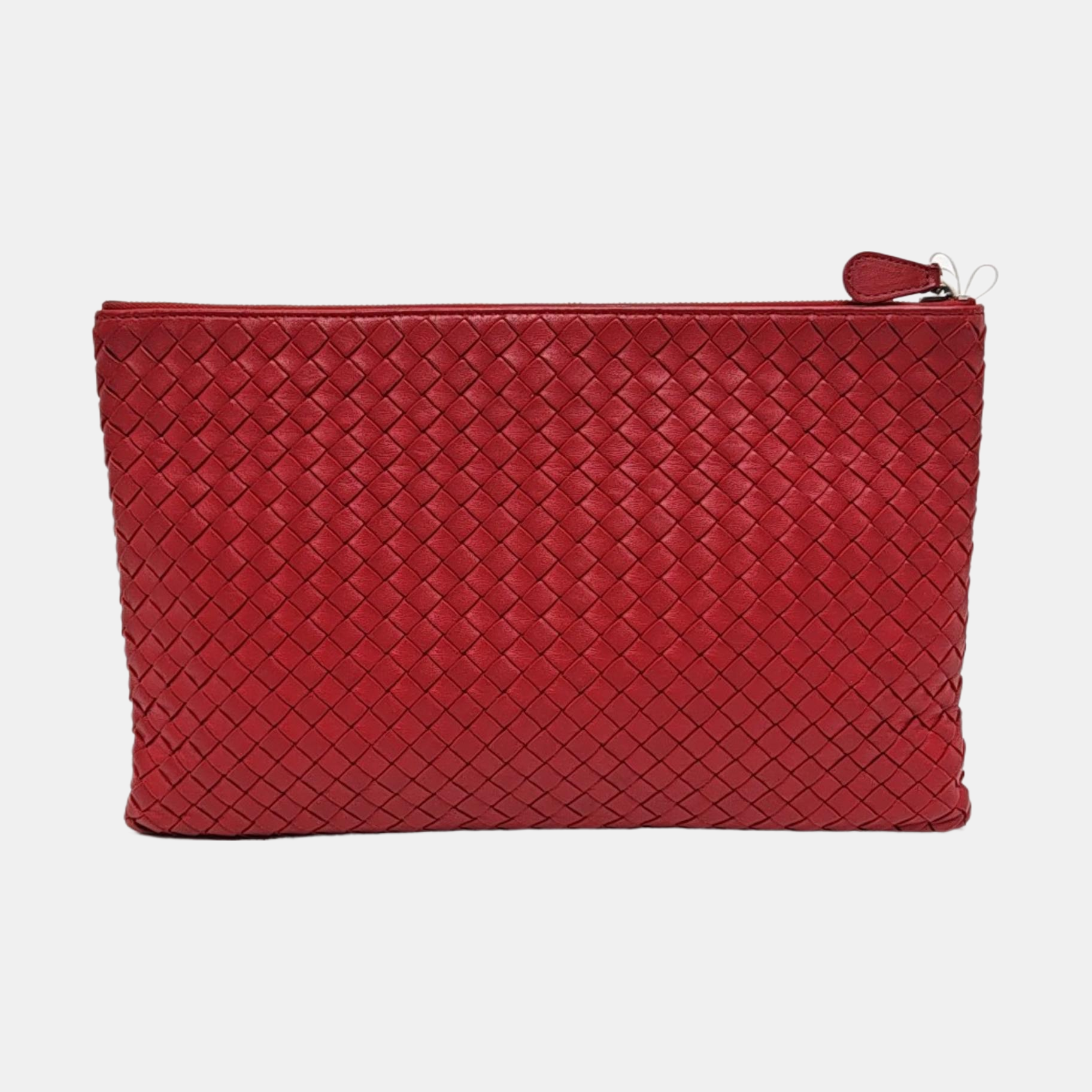 Calfskin Clutch Red