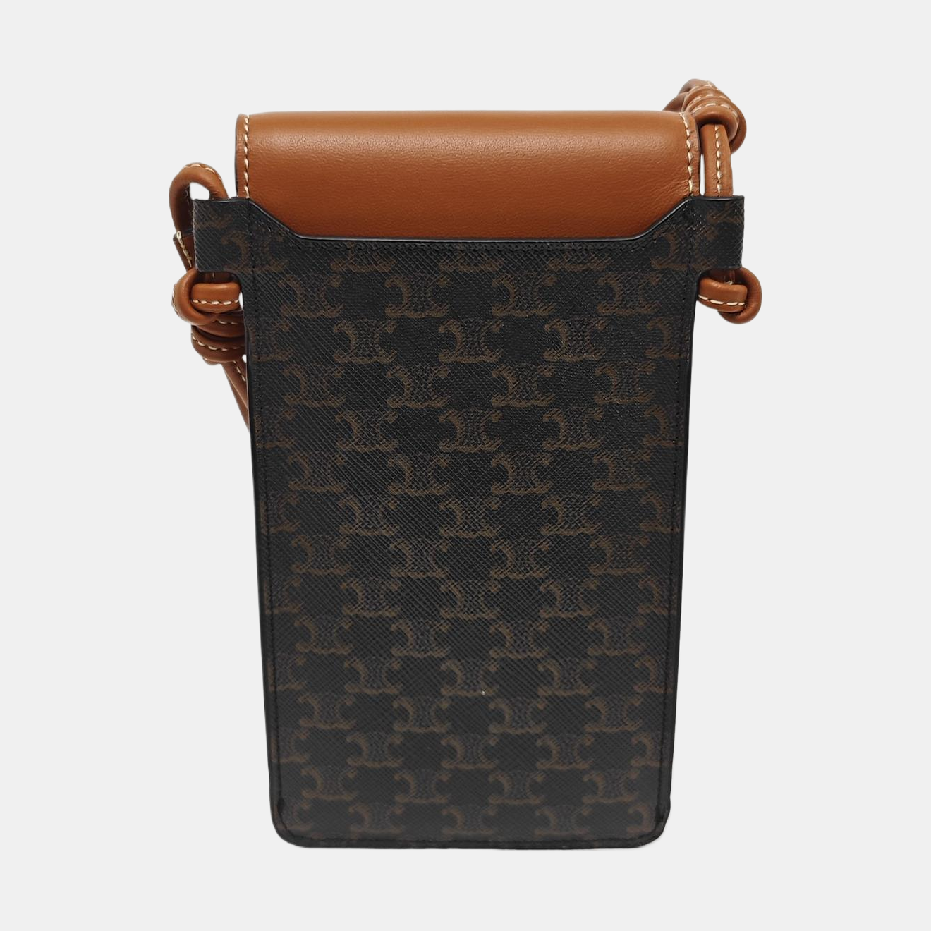 TRIOMPHE Mini Coated Canvas Brown