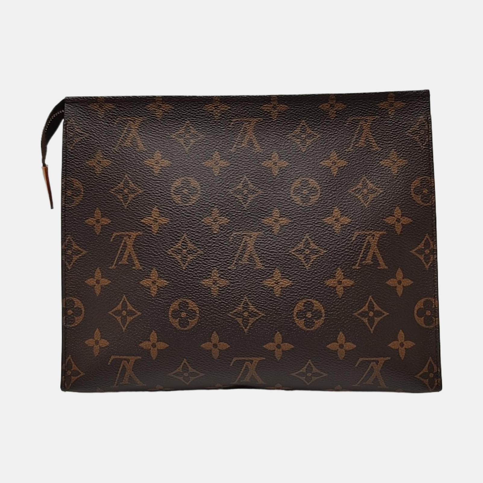 TOILET POCKET 26 Monogram Coated Canvas Brown