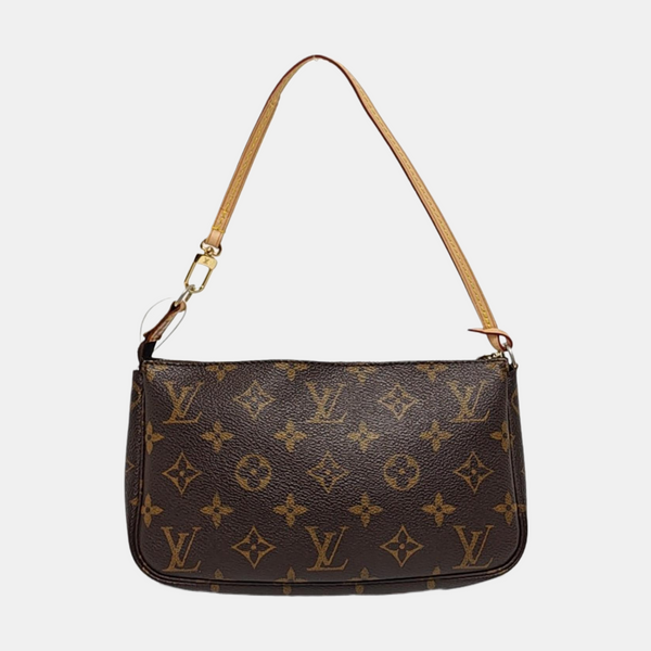 ACCESSOIRES Monogram Coated Canvas Brown