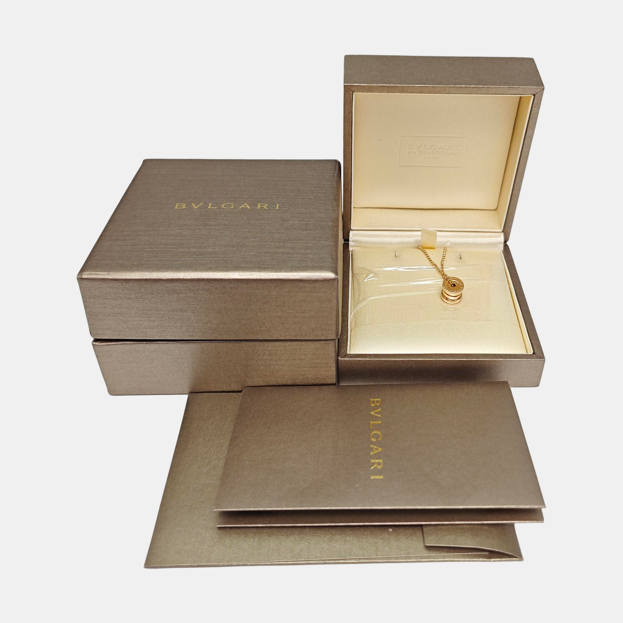 B.ZERO1 18k Rose Gold Necklace