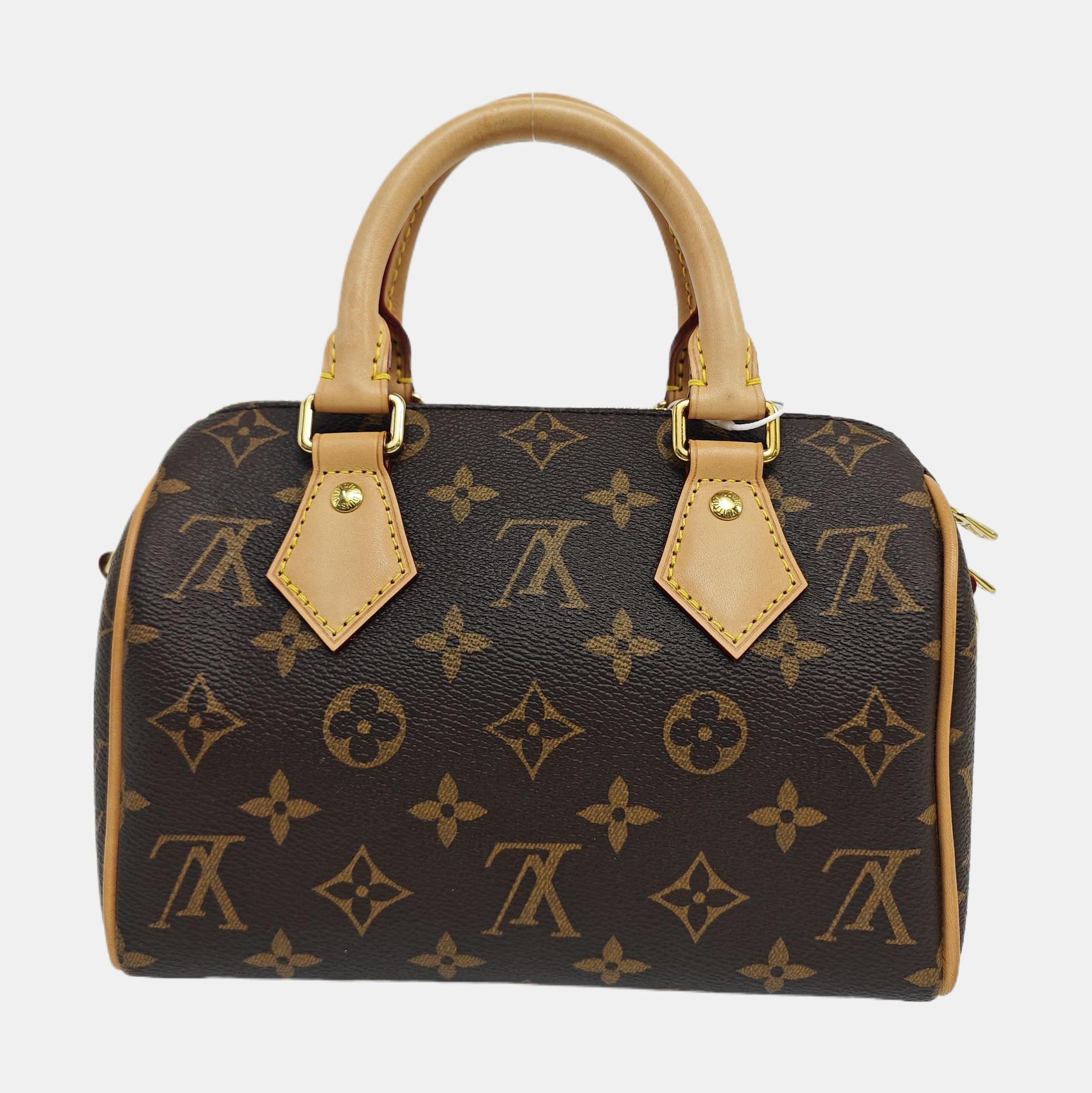 SPEEDY 20 Monogram Coated Canvas Brown