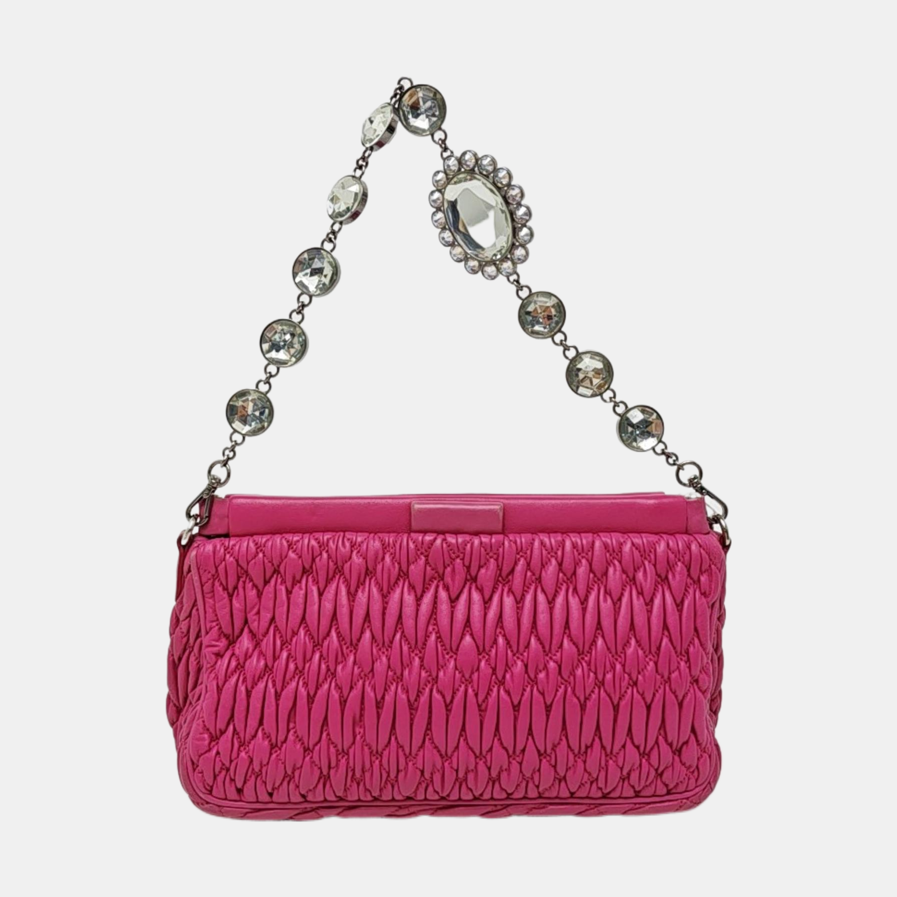 Matelassé Quilted Lambskin Pink