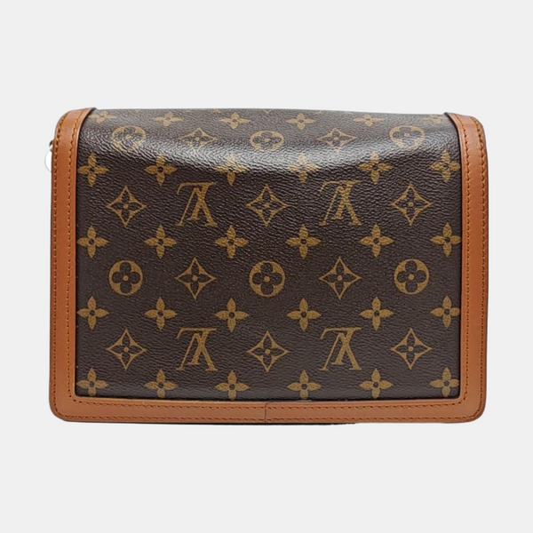 DAUPHINE MM Monogram Coated Canvas Brown