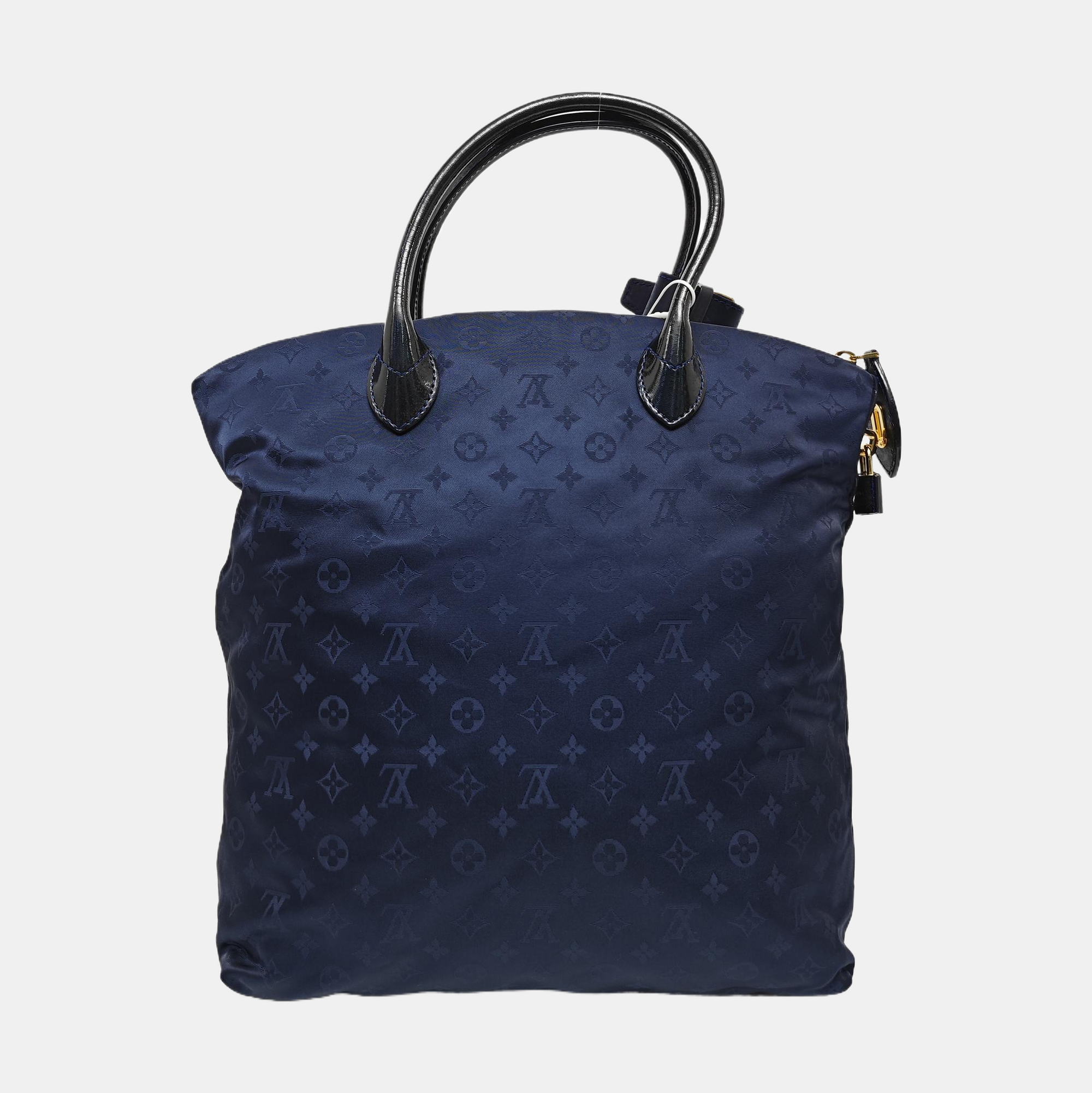 LOCKIT Monogram Fabric Blue