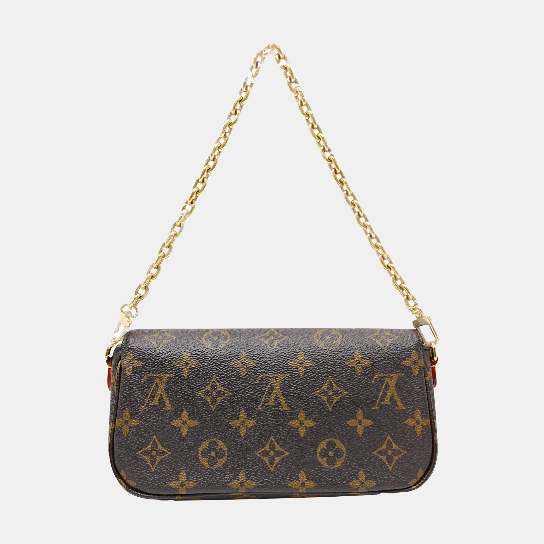 IVY Monogram Coated Canvas Brown