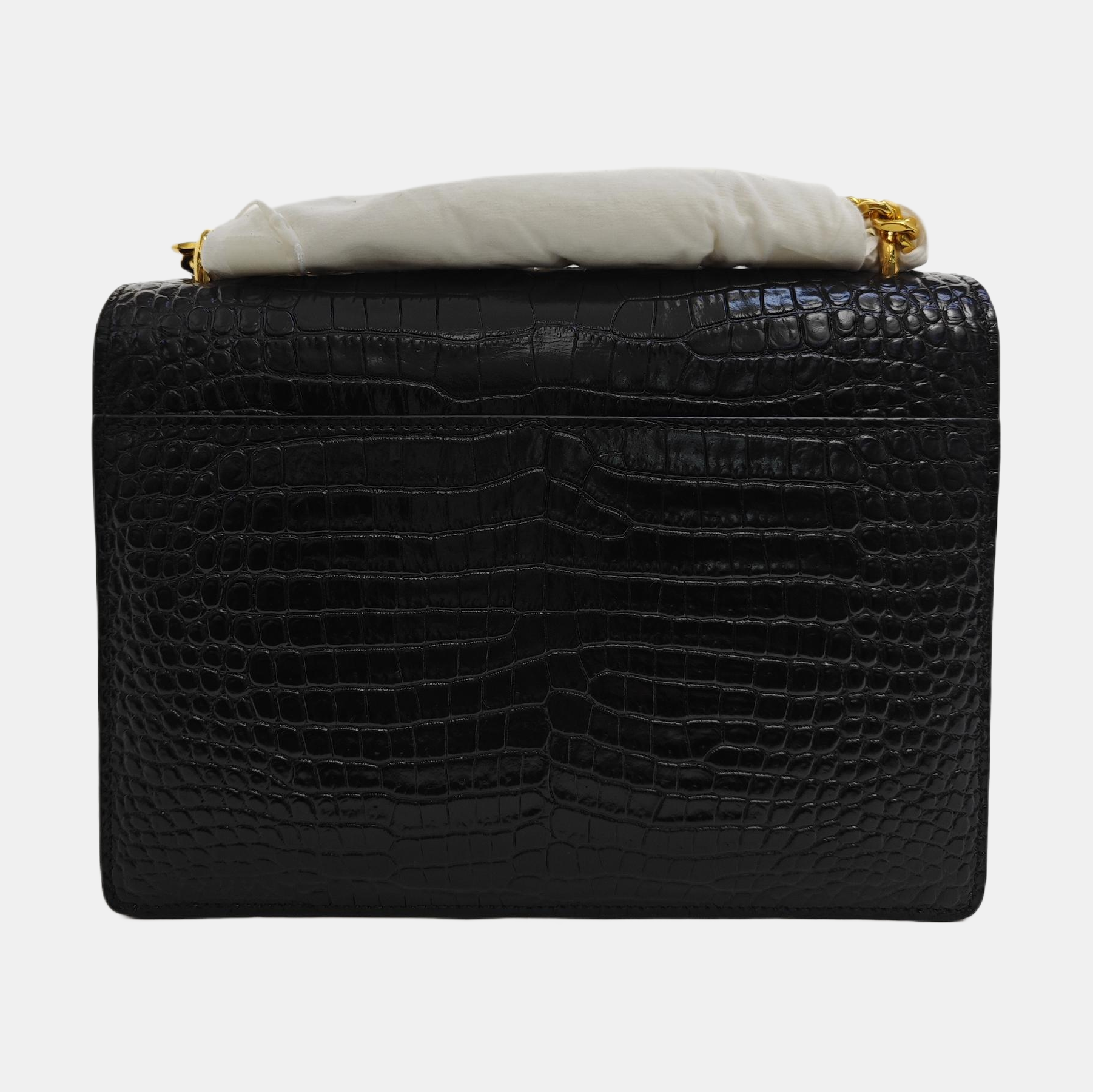 SUNSET Medium Calfskin Black