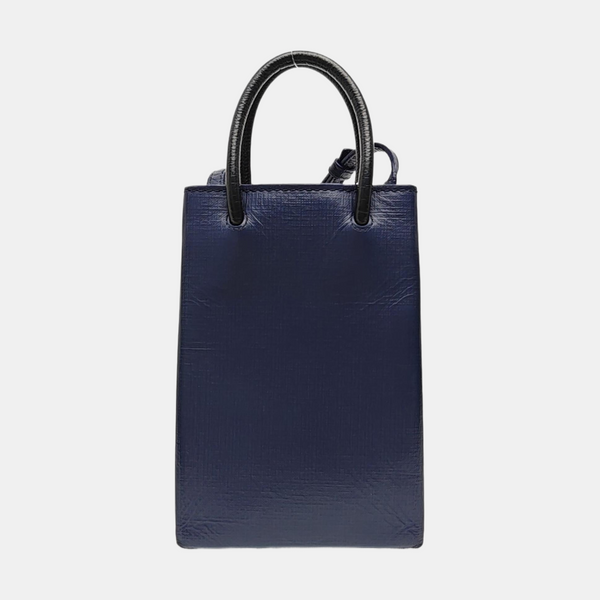 Calfskin Shoulder Bag Blue