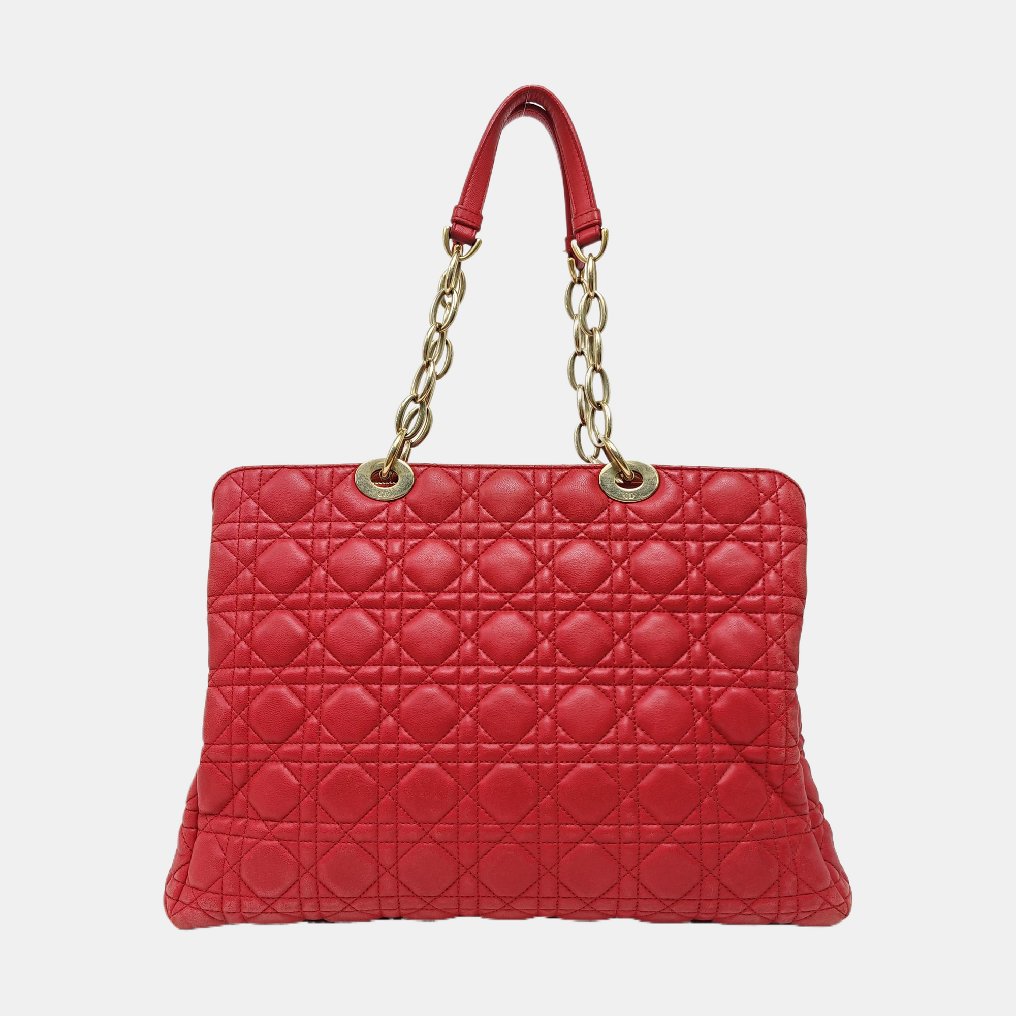 Dior Soft Cannage Lambskin Red