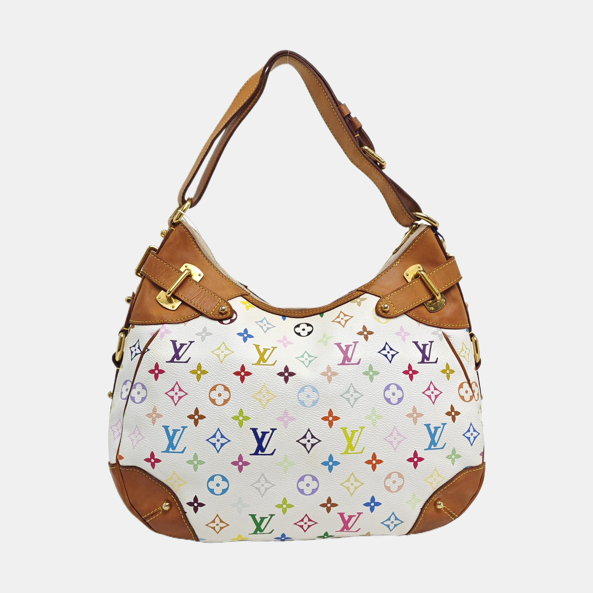LV × TM GRETA Monogram Coated Canvas White