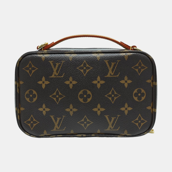 UTILITY Monogram Coated Canvas Brown