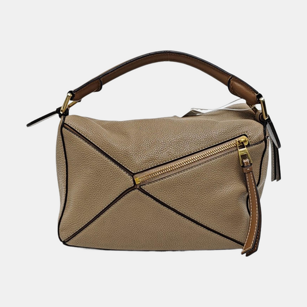 Puzzle Small Calfskin Beige