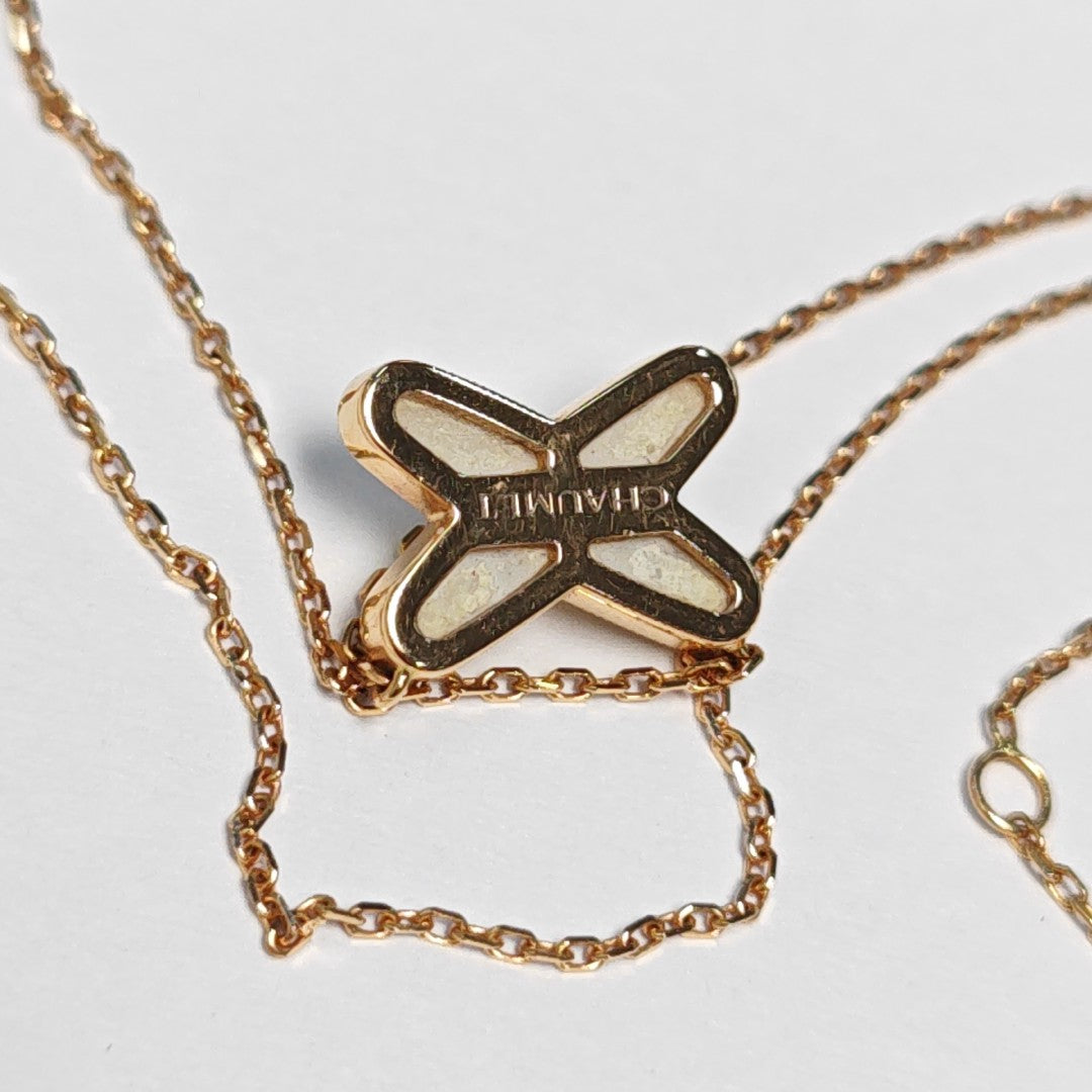 Jeux De Liens 18k Rose Gold Necklace