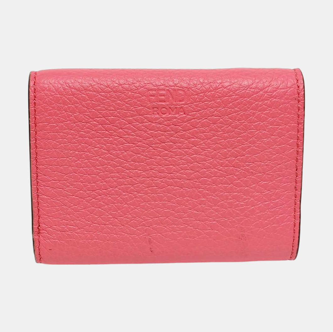 Authenticated pre-owned  Peekaboo Calfskin Pink Wallet - Wallet at Looply