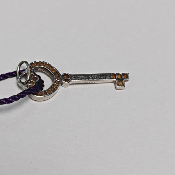 Tiffany Keys Platinum 950 Silver Pendant
