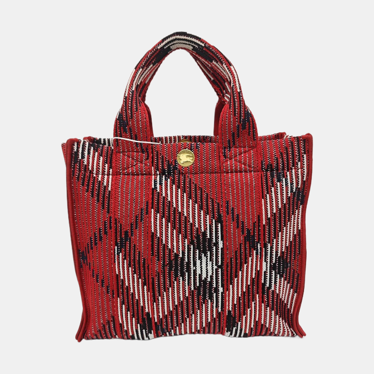 Fabric Shoulder Bag Mini Red