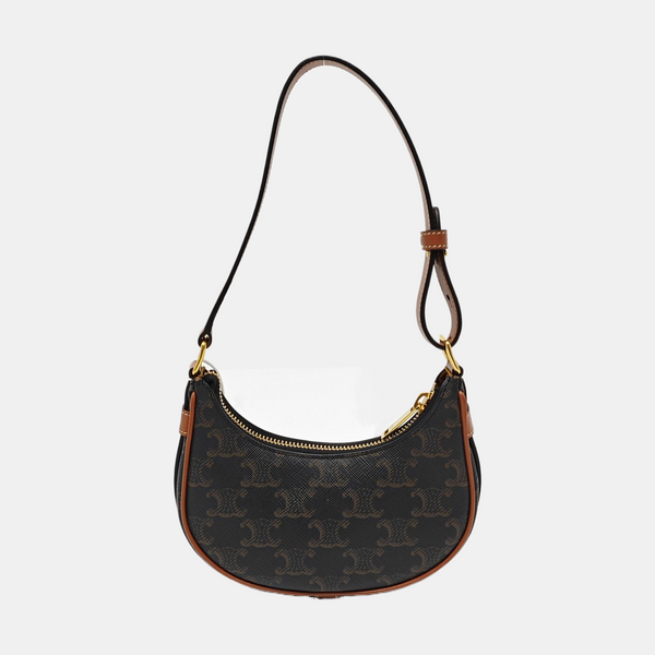 Authenticated pre-owned  AVA Mini Coated Canvas Brown - Top Handle Bag at Looply