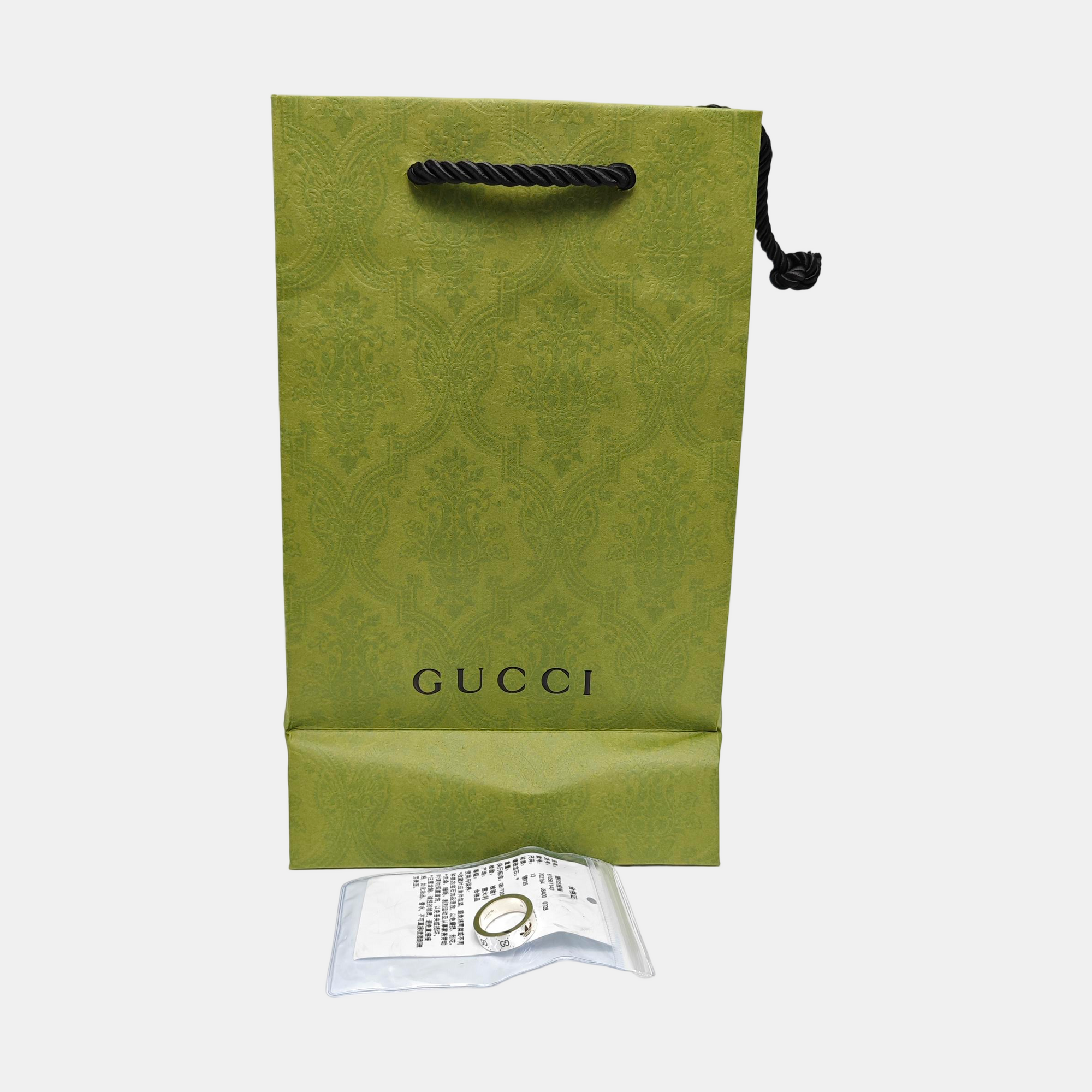 Adidas X Gucci 925 Sterling Silver Ring HK 13