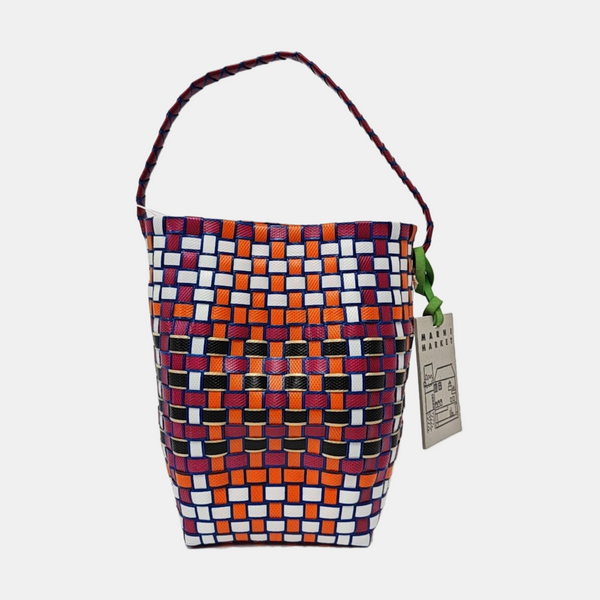 Special Material Bucket Bag Multicolor