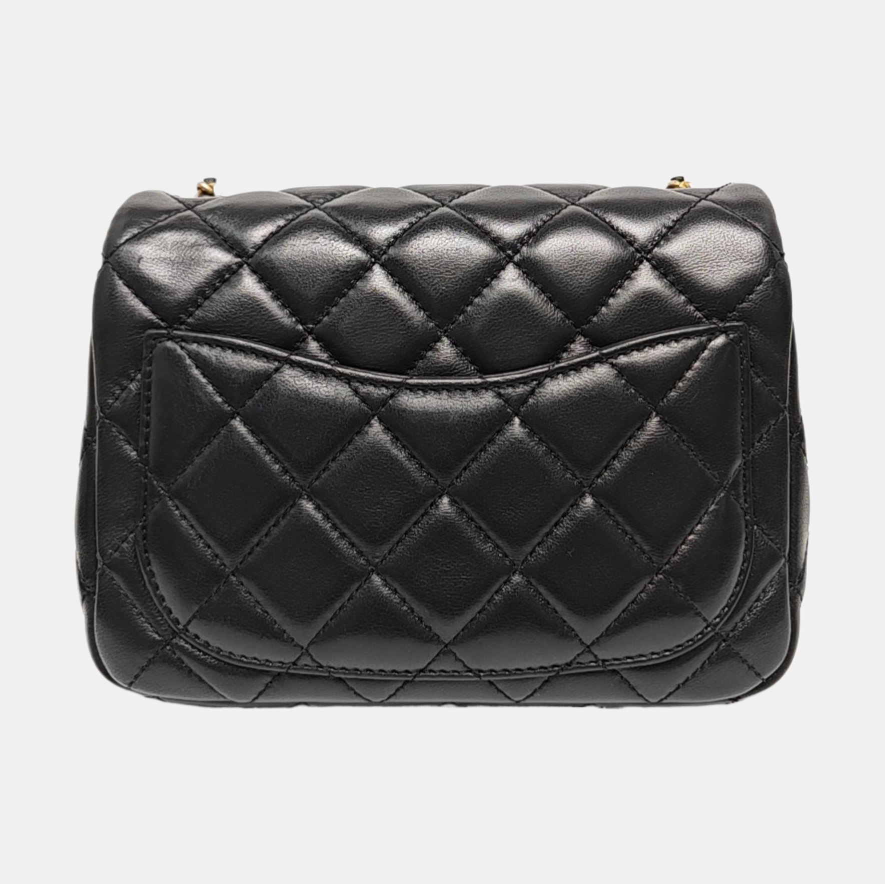 CLASSIC FLAP Mini Quilted Lambskin Black