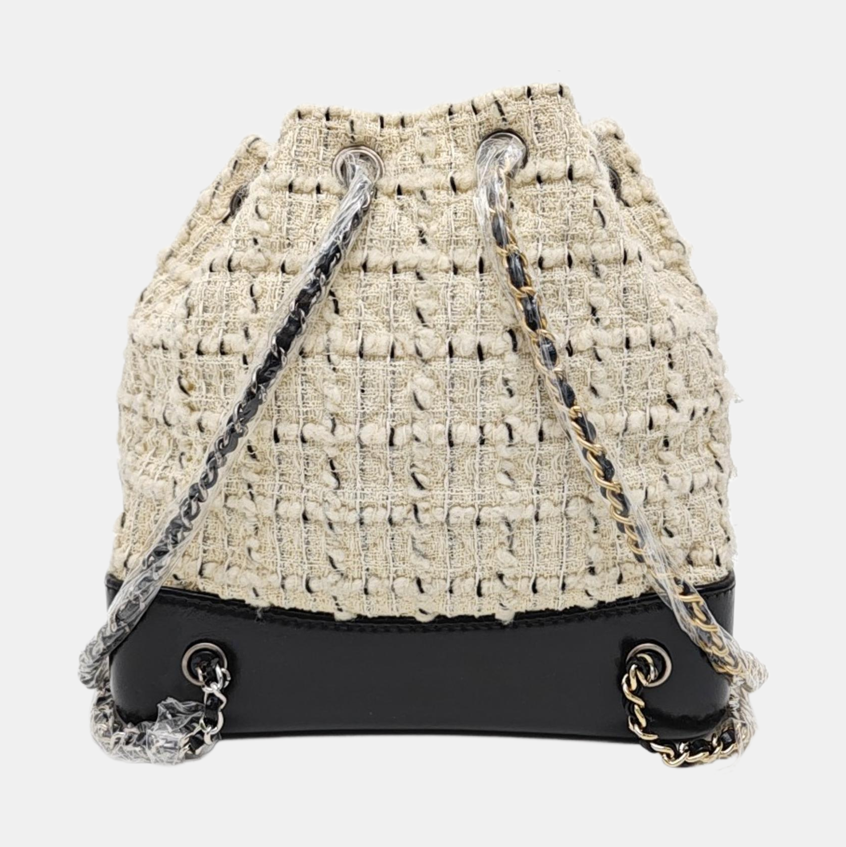 GABRIELLE Small Quilted Wool White