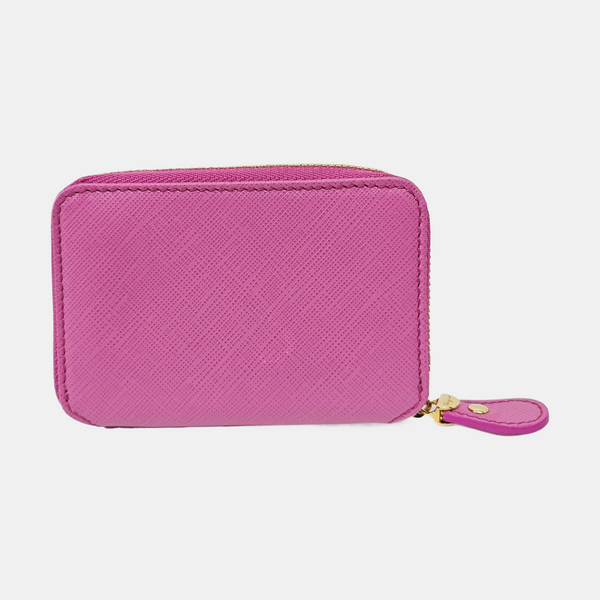 Ginny Calfskin Purple Wallet