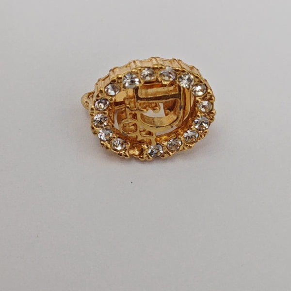 Metal Gold Clip On Earrings