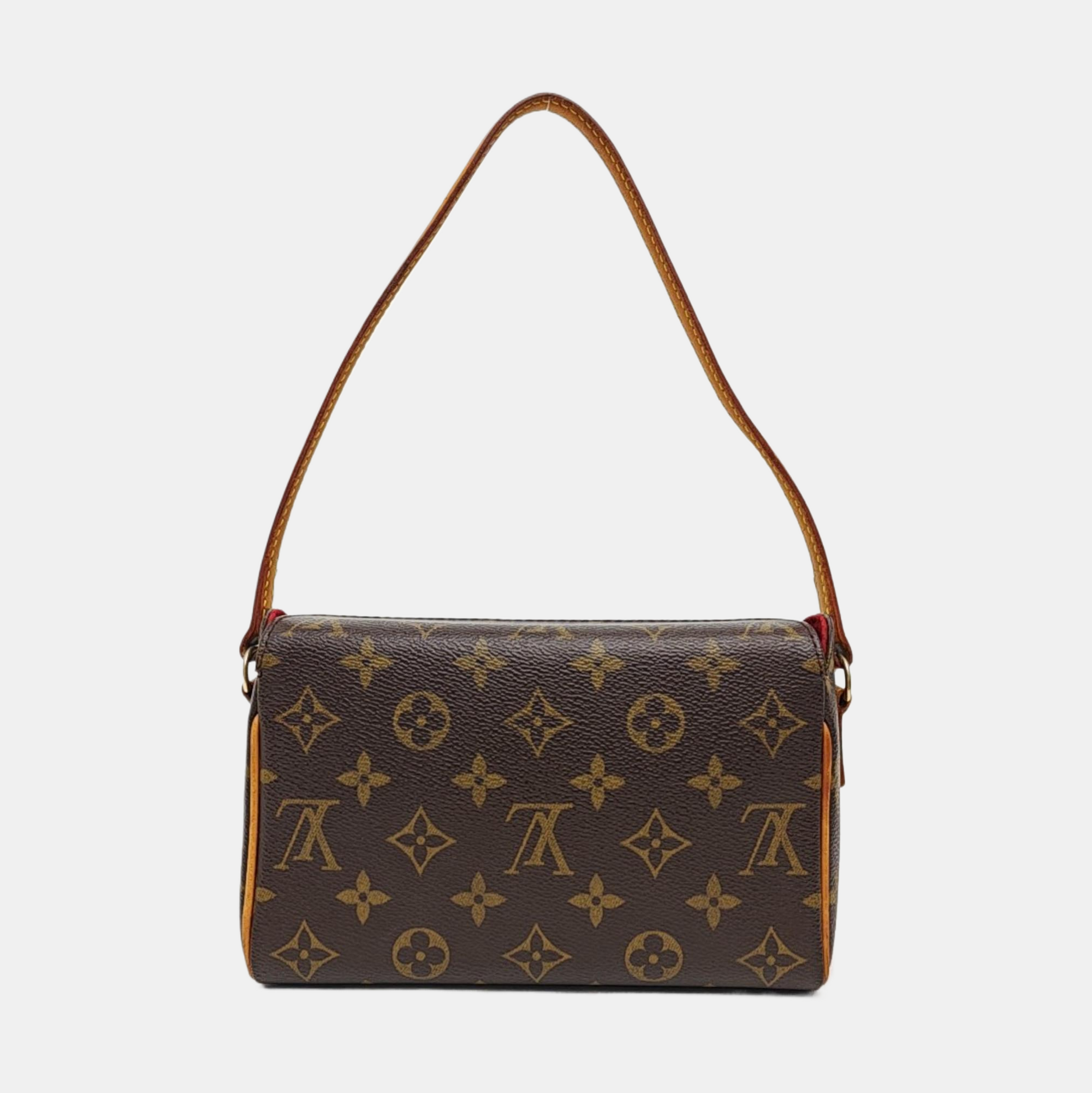 RECITAL Monogram Coated Canvas Brown