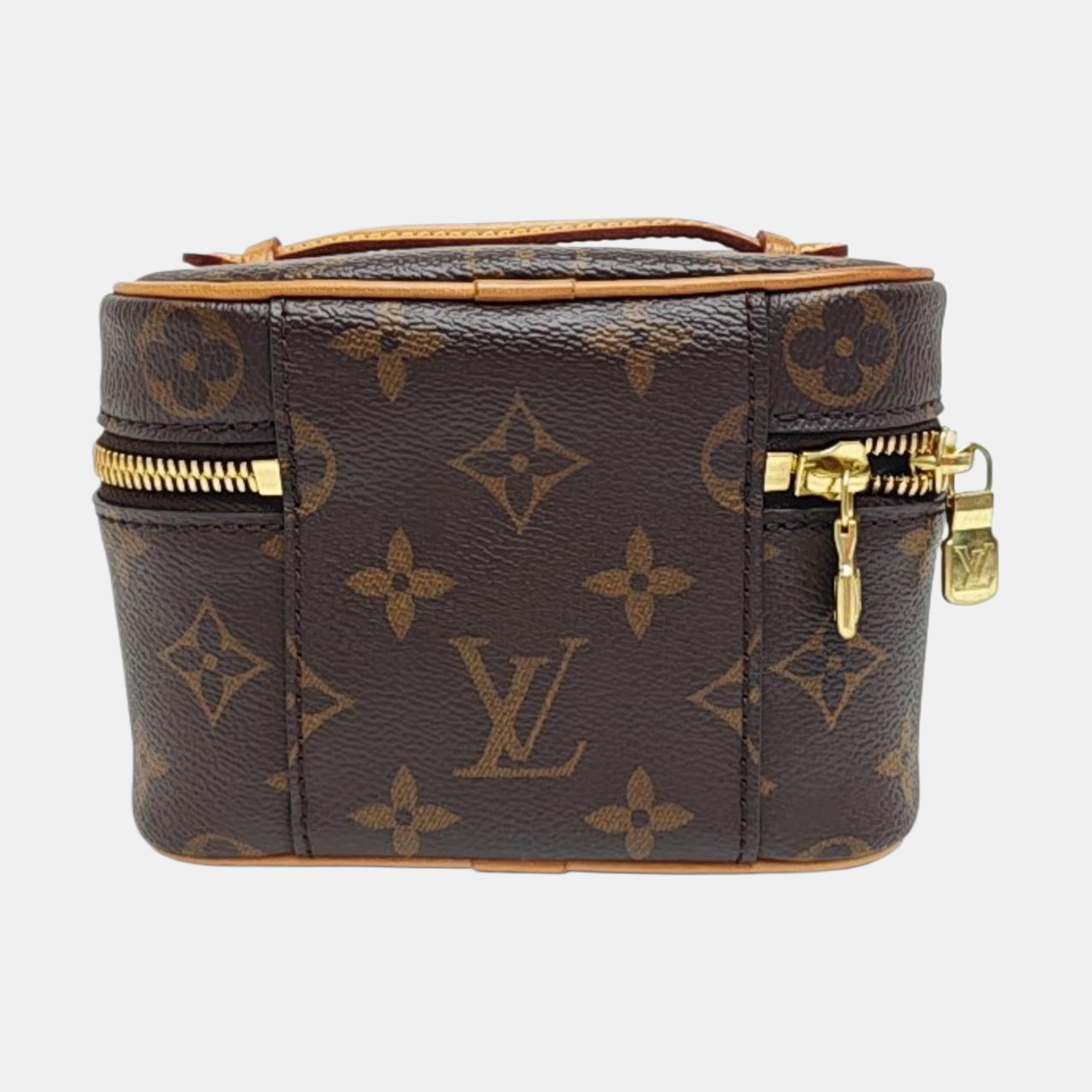 NICE Super Mini Monogram Coated Canvas Brown