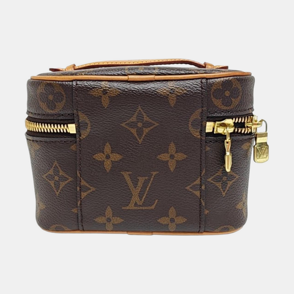 NICE Super Mini Monogram Coated Canvas Brown