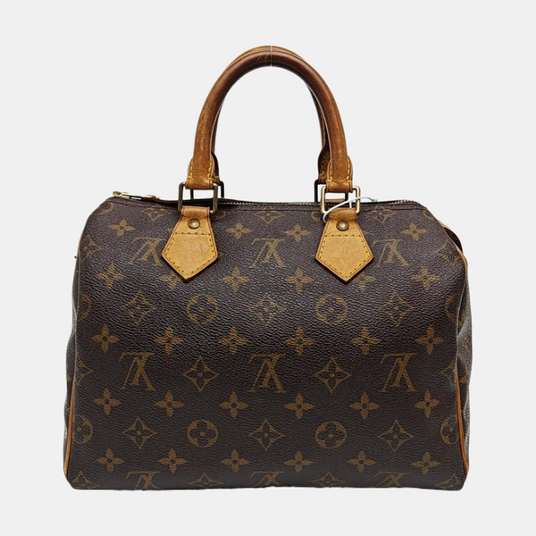 SPEEDY 25 Monogram Coated Canvas Brown