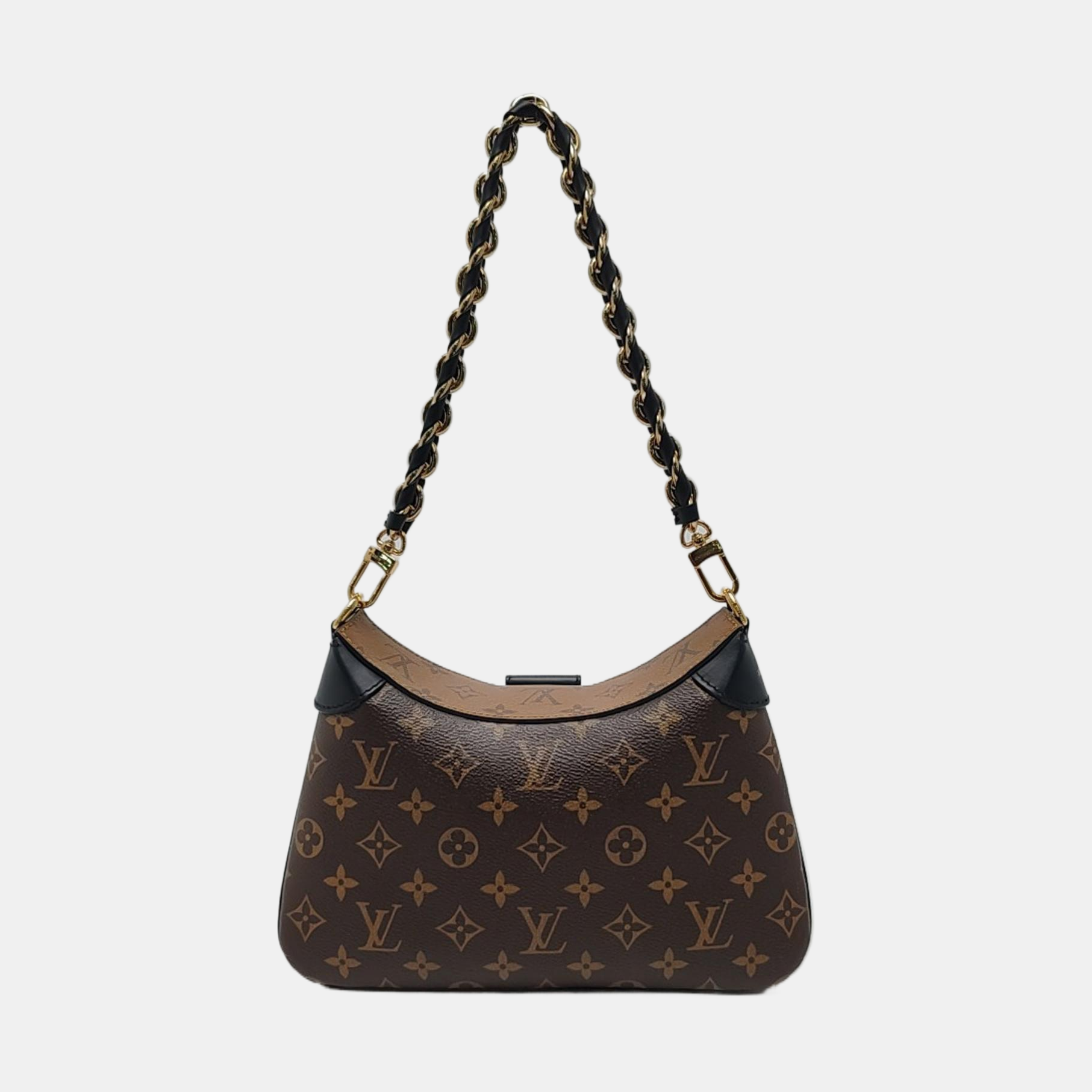 TWINNY Monogram Coated Canvas Brown