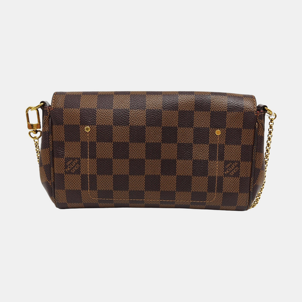 FAVORITE PM Damier Ebene Coated Canvas Brown