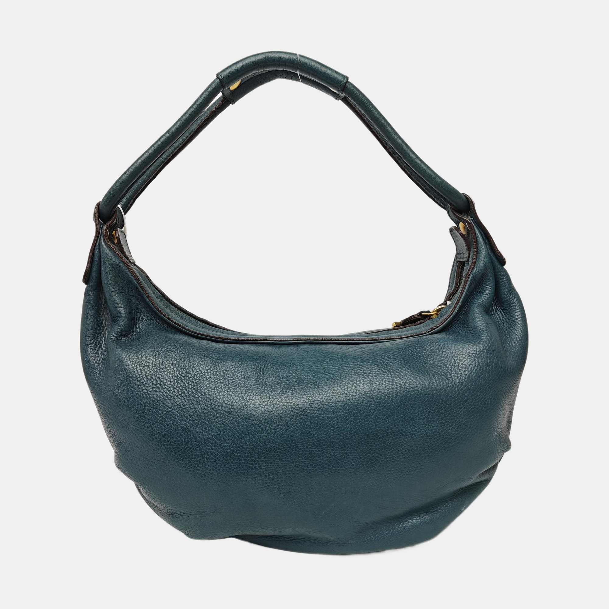 Calfskin Top Handle Bag Green