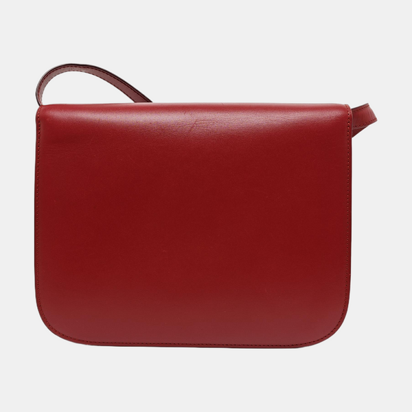 CLASSIC BOX Medium Calfskin Red