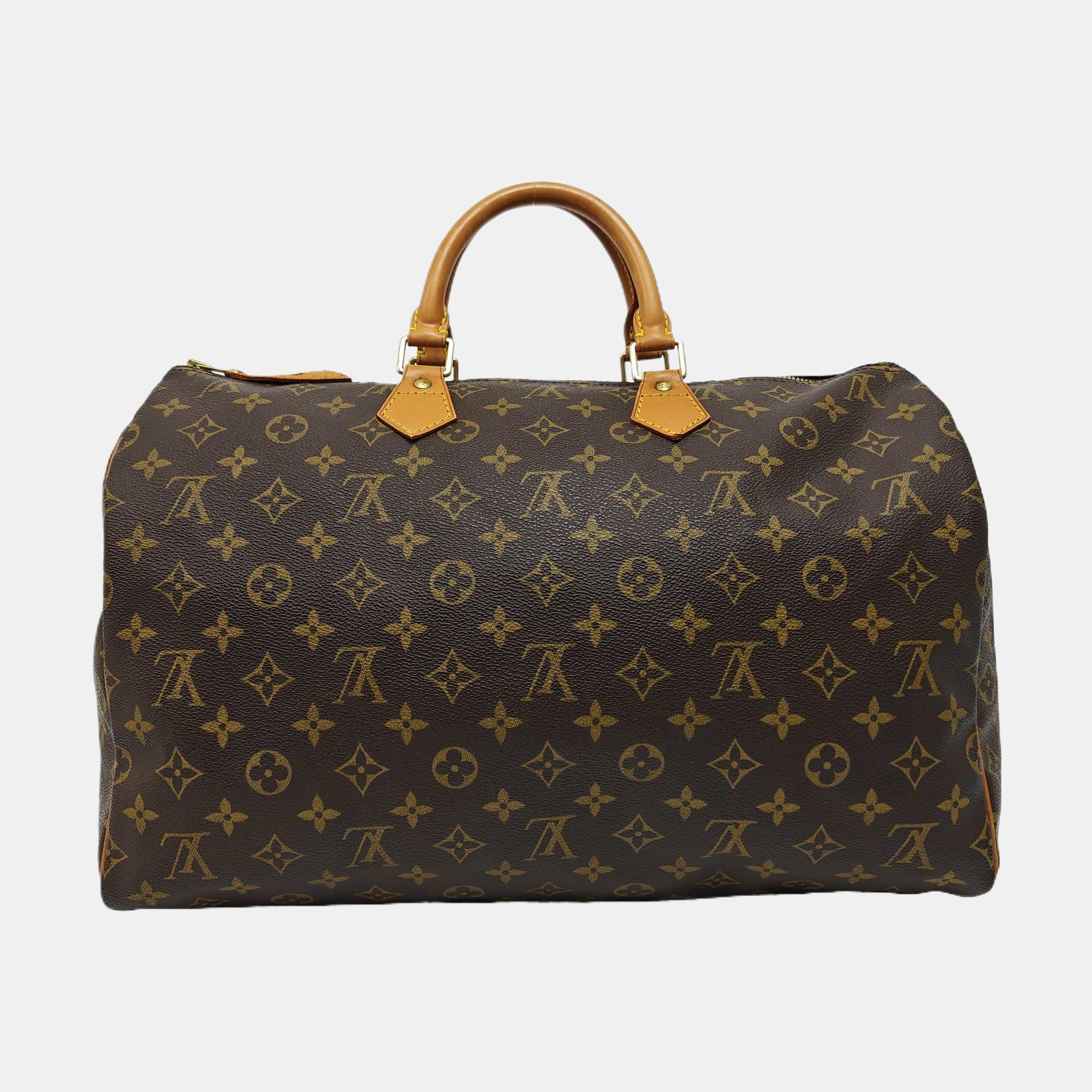 SPEEDY 40 Monogram Coated Canvas Brown