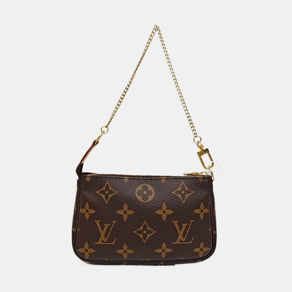 ACCESSOIRES Mini Monogram Coated Canvas Brown