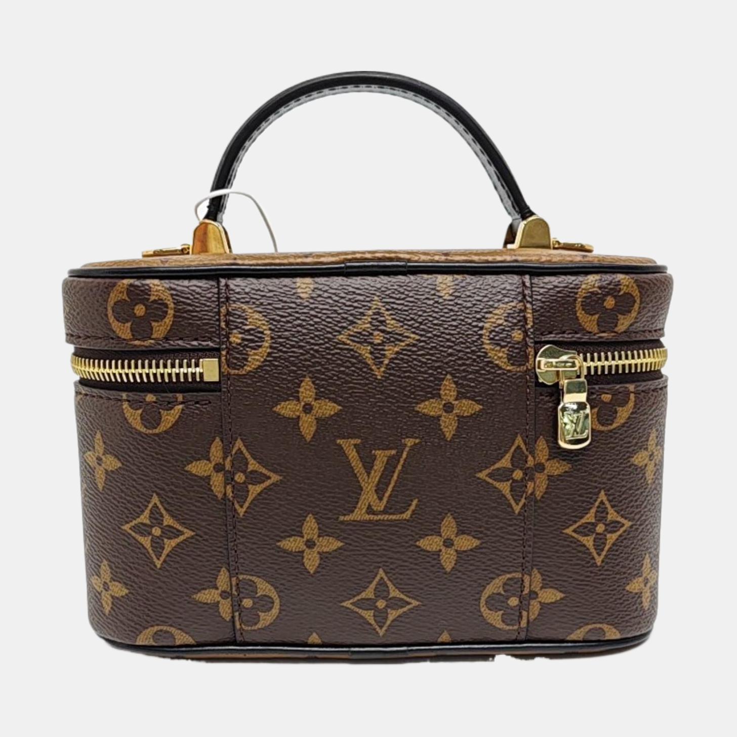 Vanity Chain Pouch Monogram Coated Canvas Brown