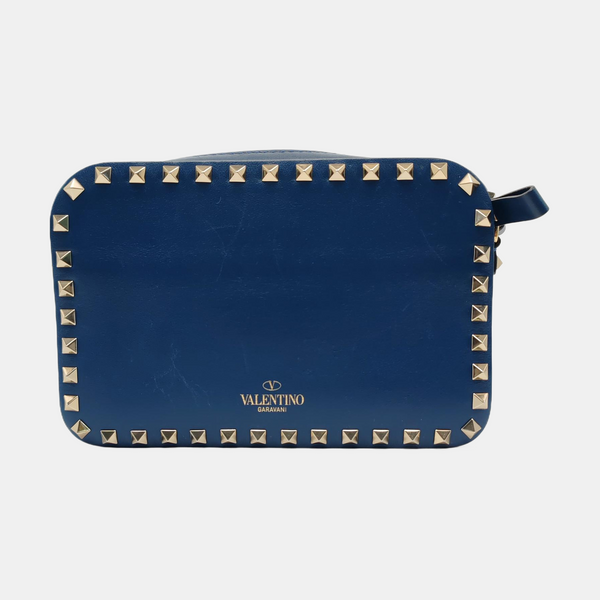 Calfskin Shoulder Bag Blue