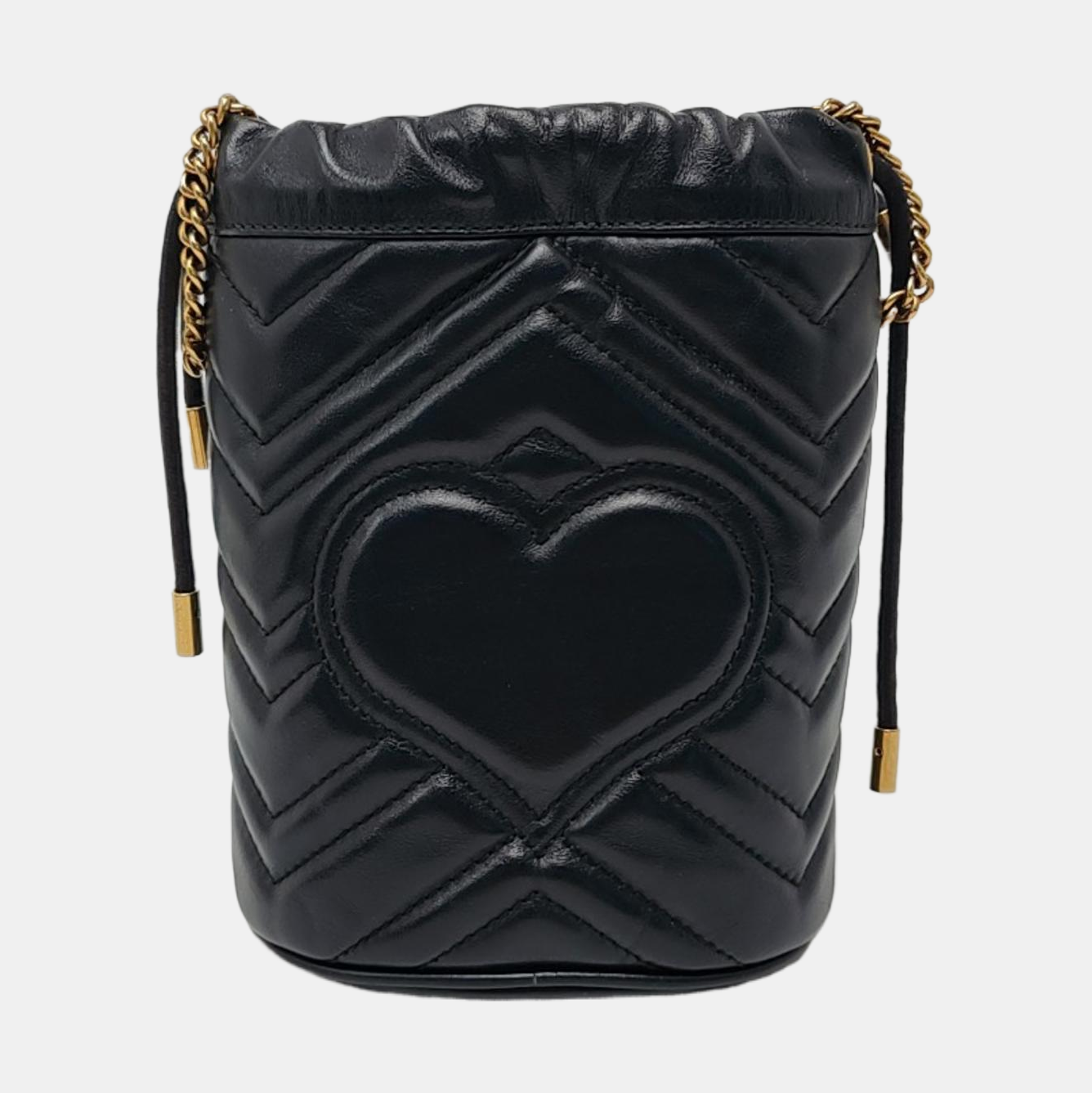 GG Marmont Mini Quilted Calfskin Black