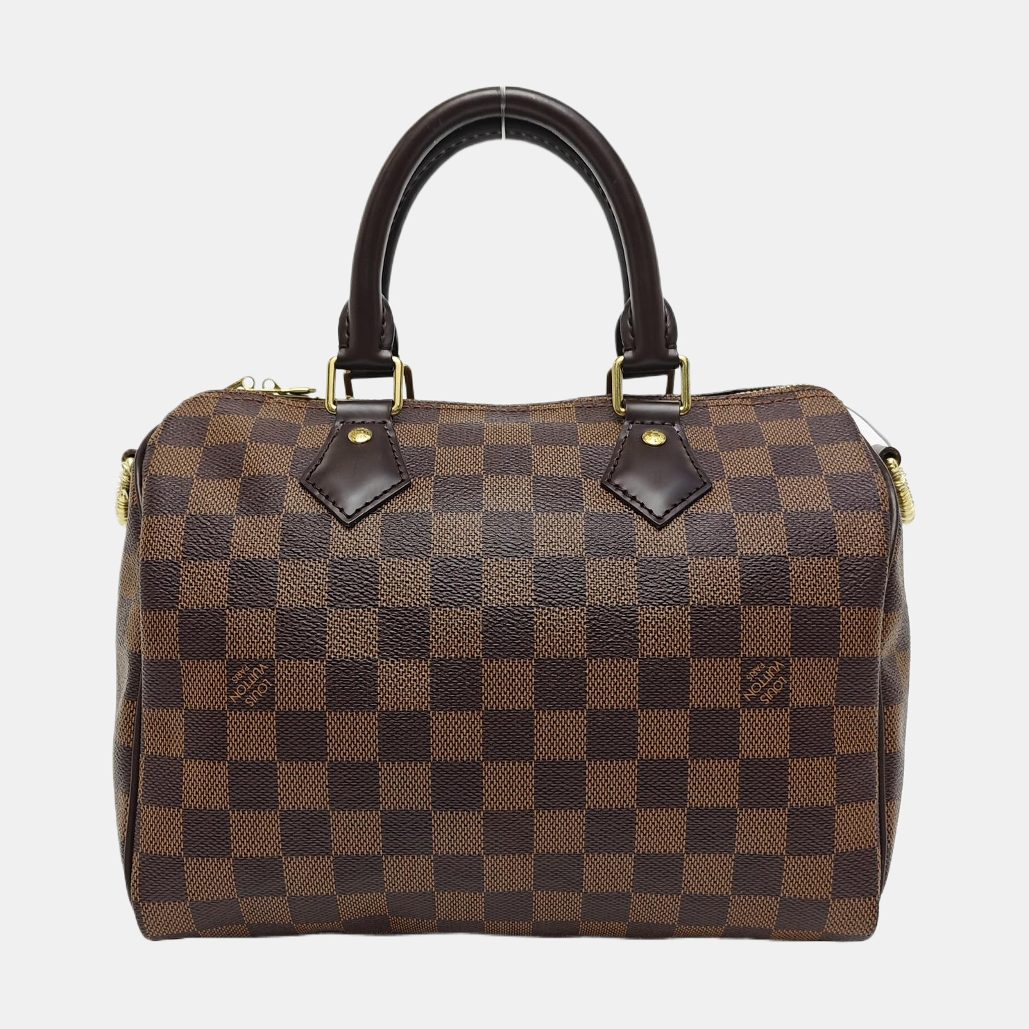 SPEEDY 25 Damier Ebene Coated Canvas Brown