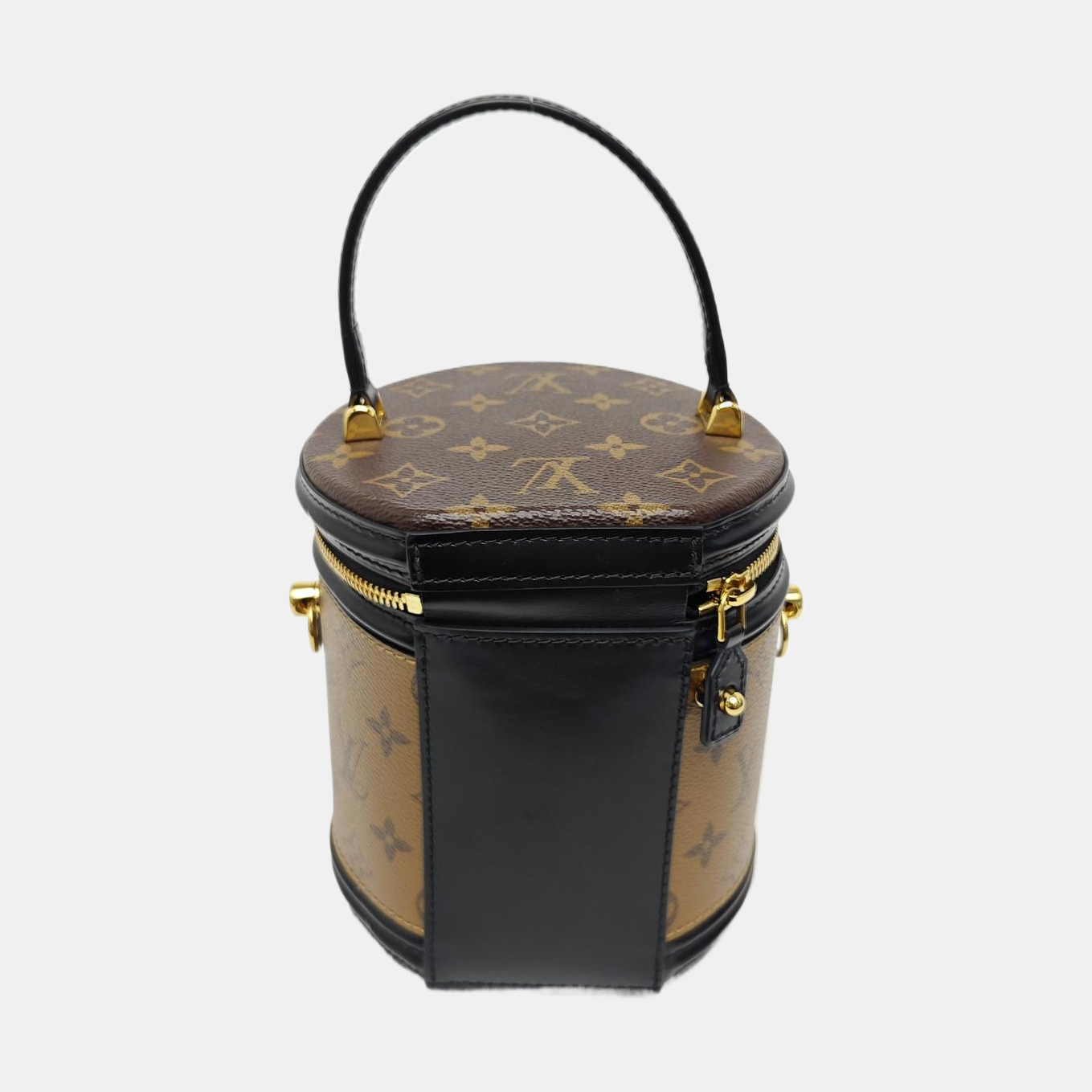 CANNES PM Monogram Coated Canvas Brown