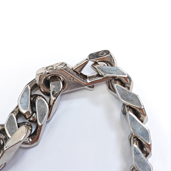 Monogram Metal Silver Bracelet